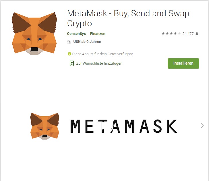 MetaMask NFT-App
