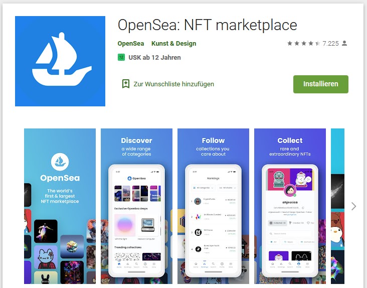 OpenSea NFT-App