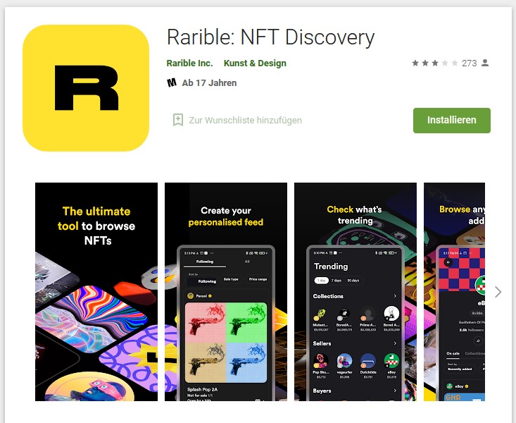 Rarible NFT-App
