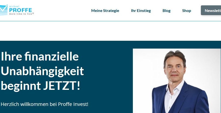 Proffe Invest Website