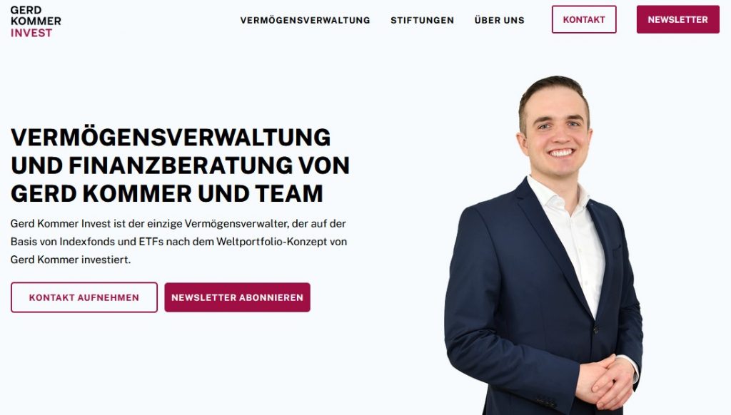 Gerd Kommer Invest Website