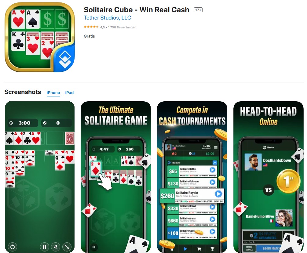 Solitaire Cube Apple Store