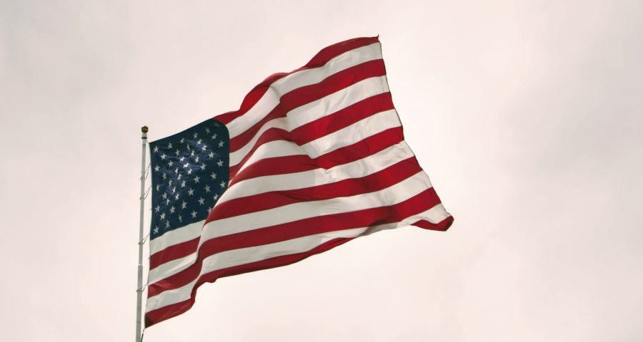 USA Flagge unspl
