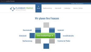 Planbar Finanz Website